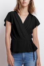  Wrap Rayon Blouse