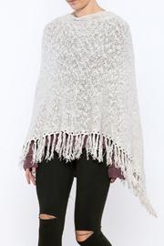  Gray Knit Poncho