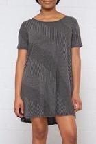  Diagonal Rib Dress