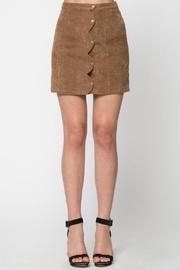  Scallop Corduroy Skirt