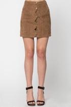  Scallop Corduroy Skirt
