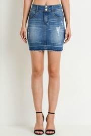  2-button Denim Skirt