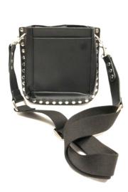  Black Studded Crossbody