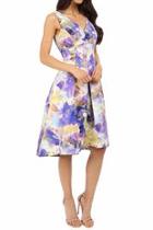  Floral Faille Dress