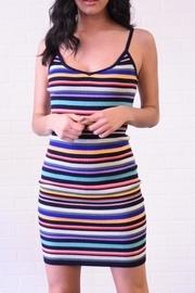  Colroful Stripe Dress