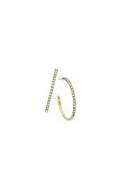  Accented Gold Hoops