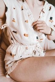 Patterned Ruffle Romper