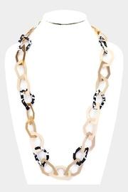  Geometric Link Necklace