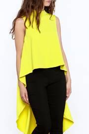  Bright Yellow Sleeveless Top