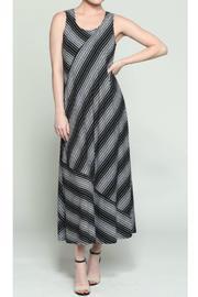  Stripped Maxi Dress