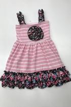  Pink/white Stripe Dress