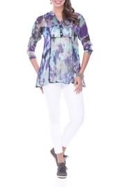  Voile Print Tunic
