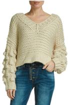  Sweater With Bubble Sleeve