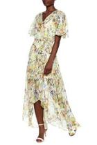  Floral Wing Maxi Dress
