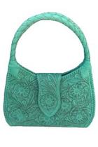  Handtooled Leather Tote