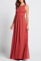  Shirred Maxi Dress