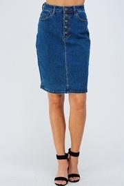 Highrise Denim Skirt