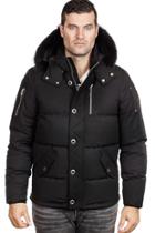  Men's 3q Jacket- Black Fur