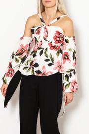  Gina Off The Shoulder Print Top