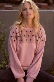  Mauve Fur Sweatshirt