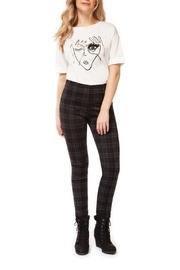  Plaid Pintuck Legging