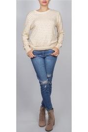  Kristin Heart-print Sweater