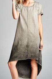  Striped Ombre Dress