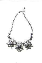  Silver Statement Necklace