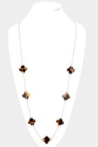  Tortoise Clover Necklace