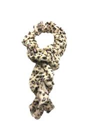  Short Faux Fur Pull-thru Scarf