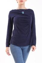  Heather Ruched Sweater