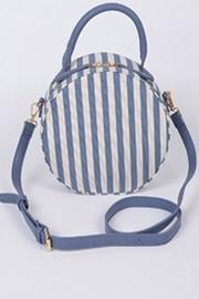  Pinstripe Round Bag