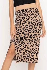  Leopard Sweater Skirt