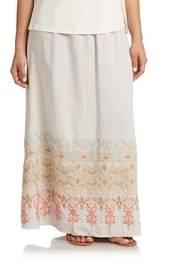  White Boho Skirt