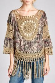  Print Croquet Top