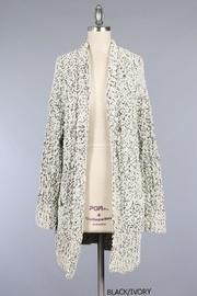  Pocket Cardigan Black/ivory