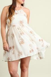  Floral Cream Dress