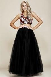  Two-piece Embroidered Formal-dress