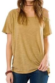  Asymmetrical Cold-shoulder Top