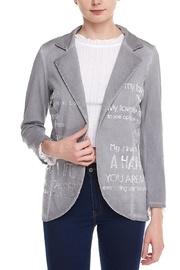  Grey Graphic Blazer