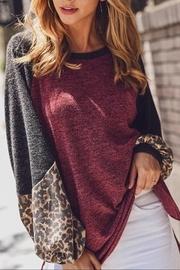  Mohair-leopard Top