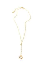  Nina Double Swarovski Short Y Necklace