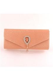  Peach Teardrop Clutch