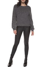  Pearl Ombre Sleeve Sweater