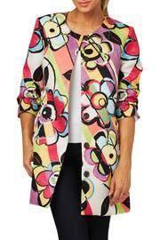  3/4sleeve Snapfront Jacket