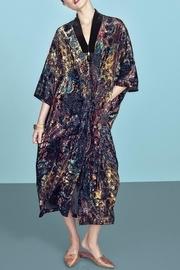  Velvet Half-zip Caftan