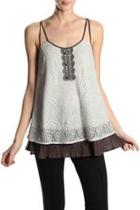  Contrast Lace Tank