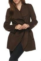  Brown Wrap Coat