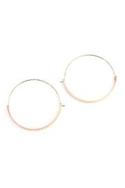  Arc-bar-hinge Hoop Earring