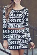  Aztec Sweater Dress